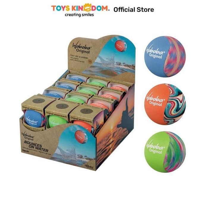 ของเล่น Kingdom Waboba Ball Original Bounces On Water Random Bouncing Ball ของเล่นเด็กเกมเล่นคอลเลกชันสะสม