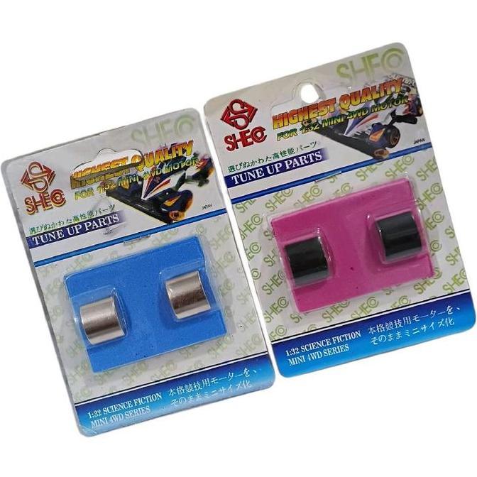 BLACK / SILVER SHEO MAGNET 2X12MM / STRONG SHEO MAGNET