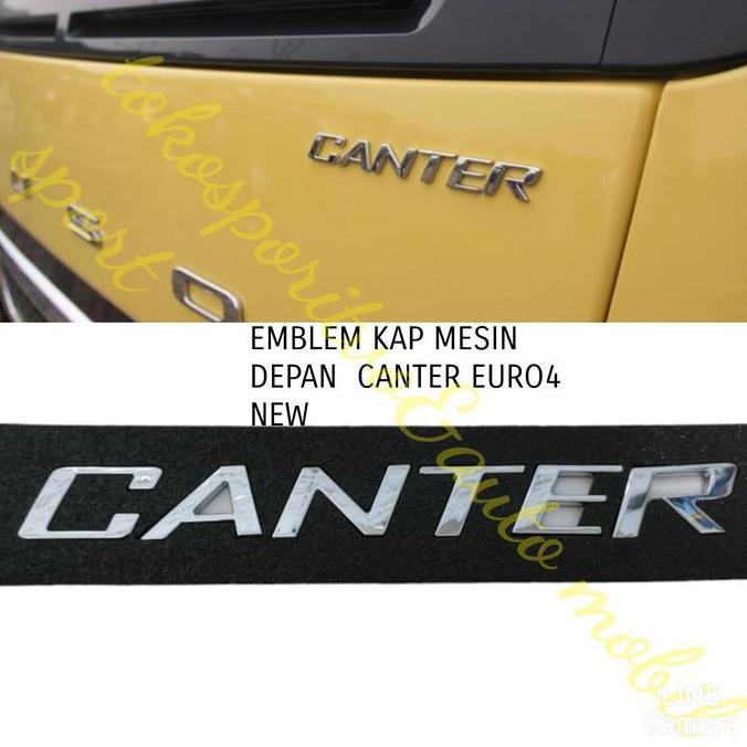 Canter Euro4 New Original Chrome Front Hood Emblem เฉพาะสําหรับ Euro4 Front