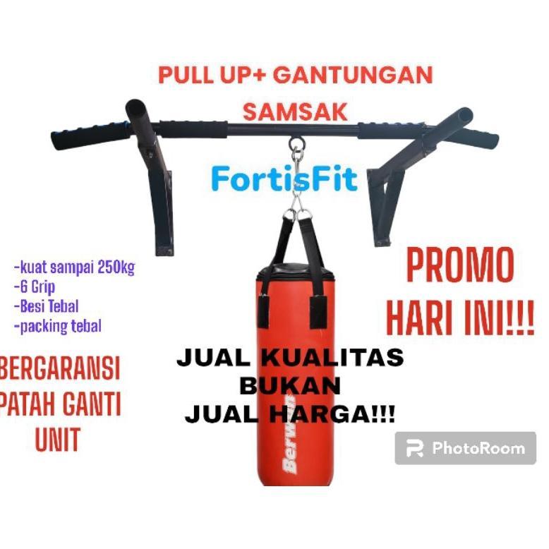 GANTUNGAN Pull Up Bar + Punching Bag Hanger / Pull Up Bar ด้ามจับหนา 6