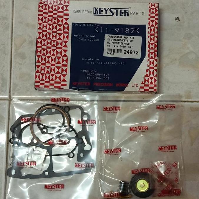 ชุดซ่อมคาร์บูเรเตอร์ Honda Perstige/ Accord Maestro Keyster Japan