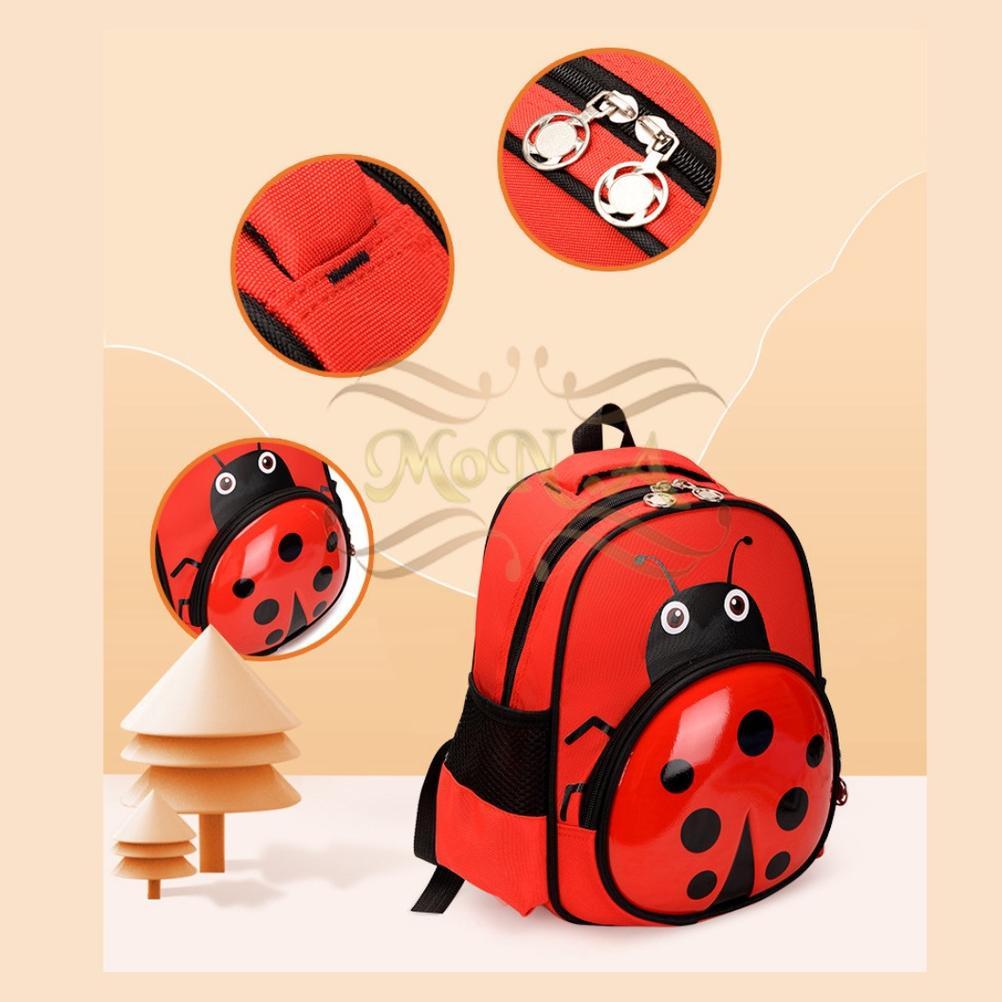 WAREHOUSE Cute Pg/Paud School Backpack with 3D Animal Character ลายนูน คุณภาพระดับพรีเมียม M0178