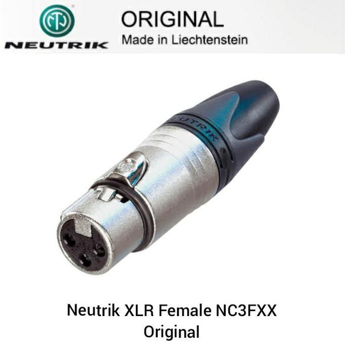 Wkfd- Jack Canon Female Neutrik Xlr Female Nc3Fxx Original