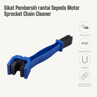 ELFS - Sikat Permbersih rantai Sepeda Motor Sprocket Chain Cleaner