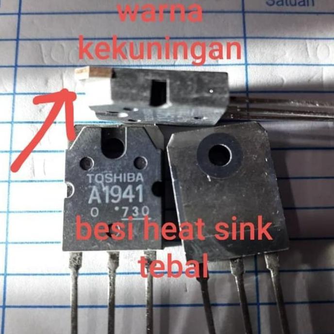 ( A1941 1 pcs ) Original Final Transistor แผ่นทองเหลืองหนาราคา 1 ชิ้น 2Sa A 1941 Pnp Lasman Toji 2Sa