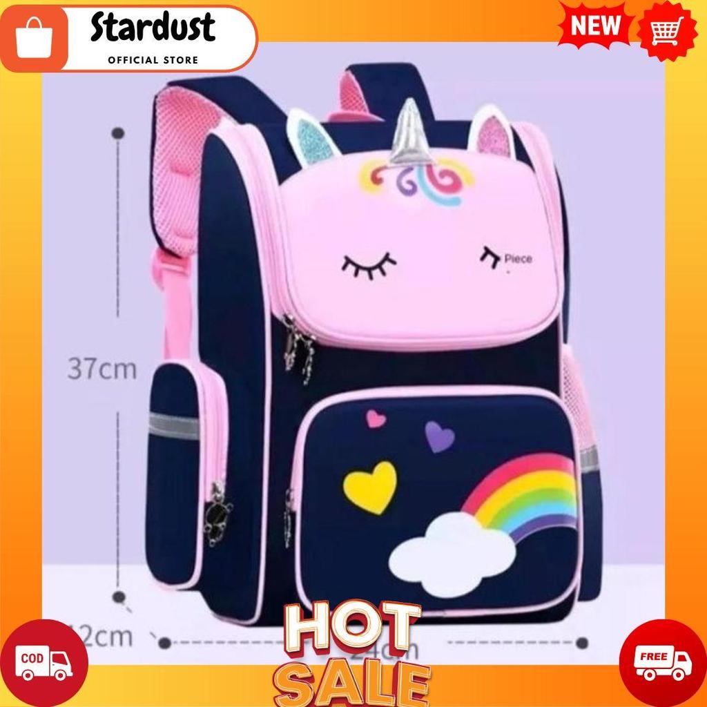 BIBU ID ใหม่ล่าสุด CHILDRENS SCHOOL BAGS - UNICORN SCHOOL BACKPACKS - CUTE GIRLS BAGS - CHILDRENS BA