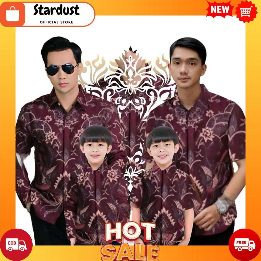 KEMEJA [J2][B1] BATIK COUPLE FAMILY MEN & BOYS เสื้อรัดรูป | UNIFORM VISITS