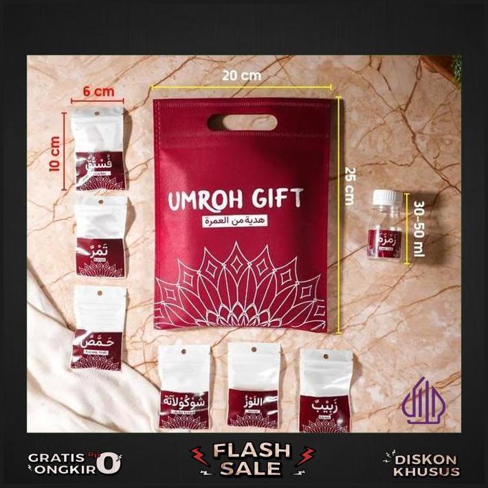 (จัดส่งฟรี) [10 ชิ้น] UMRAH & HAJJ SOUVENIRS PACKAGING / UMRAH GIFT BAGS / UMRAH SOUVENIS / HAJJ SOU