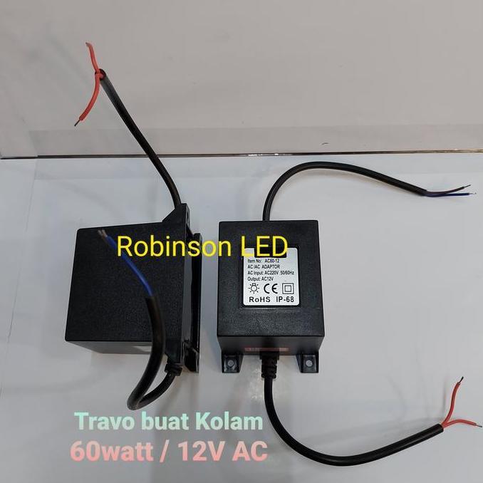 60W 12V IP68 WATERPROOF SWIMMING POOL LIGHT TRANSFORMER / 60W 12V ADAPTER