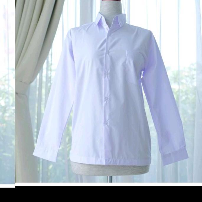 เสื้อสีขาวสําหรับ JUNIOR HIGH SCHOOL & HIGH SCHOOL LONG SLEEVE SCHOOL UNIFORM