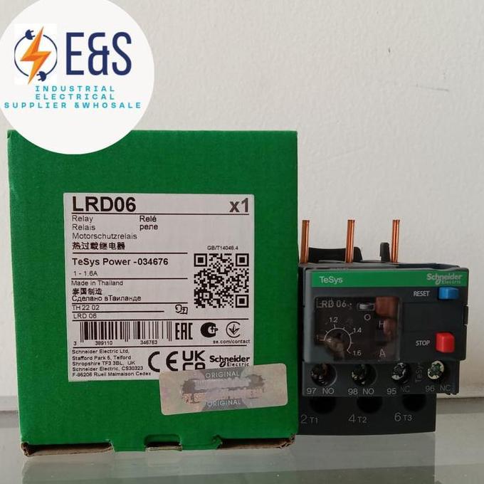Thermal Overload Lrd06 ยี่ห้อ Scheneider