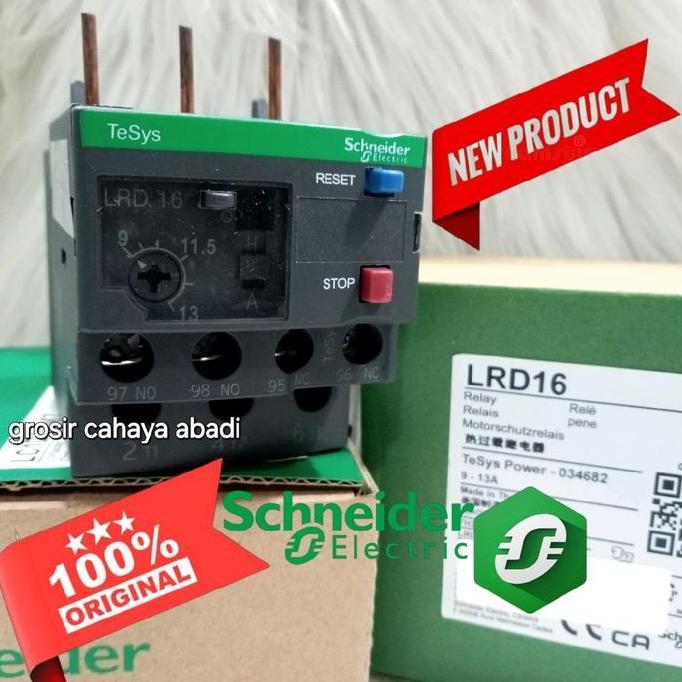 โอเวอร์โหลดคอนแทคเตอร์ Schneider Type Lrd16/Lrd 16 9-13A Original/Thermal Overload Schneider Lrd16/T