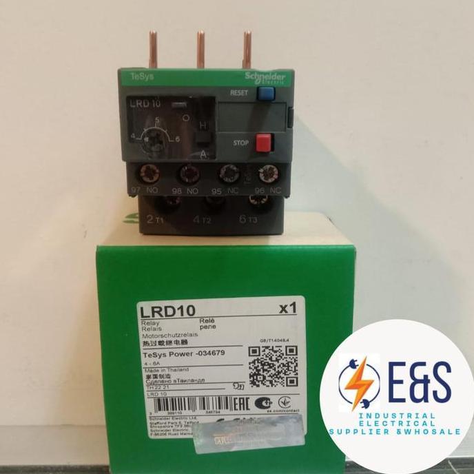 Schneider Thermal Overload Relay Lrd10 4-6A / Lrd 10