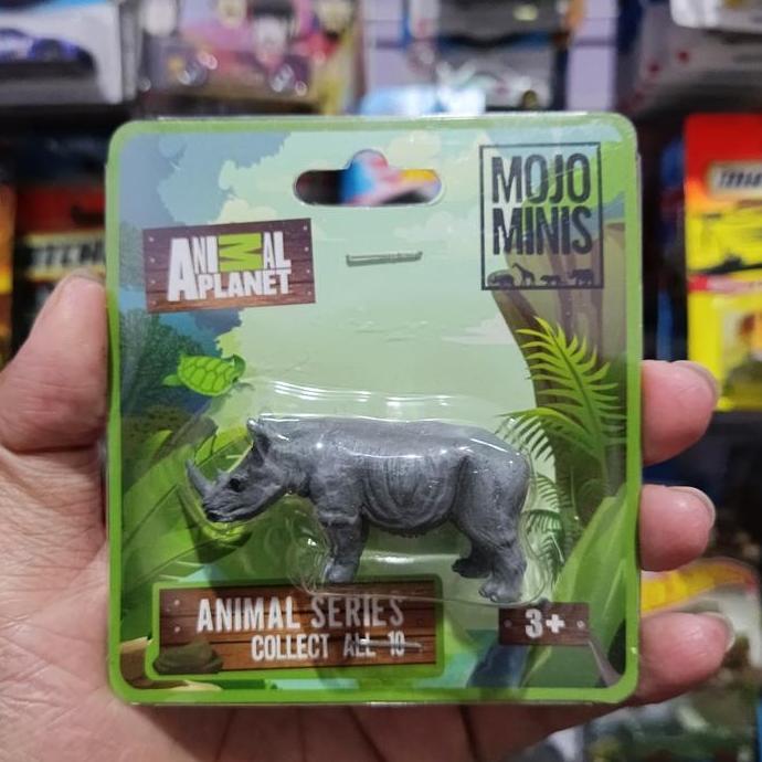 Mojo Minis Animal Planet ตัวเลขสัตว์แรด