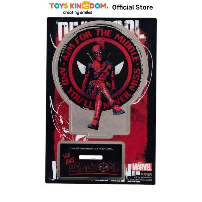 MERAH TOP GEAR DEADPOOL 3 MOVIE MINIATURE ACRYLIC STAND DECORATION S7 - สีดํา/แดง