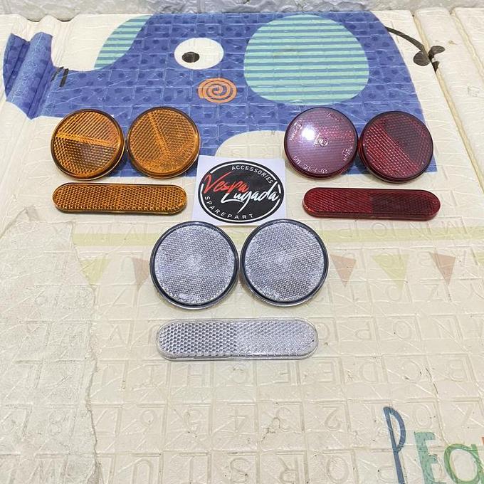 MATA Reflector/Cats Eye บังโคลนหลัง Vespa Sprint Primavera Gts Lx S คุณภาพสูง