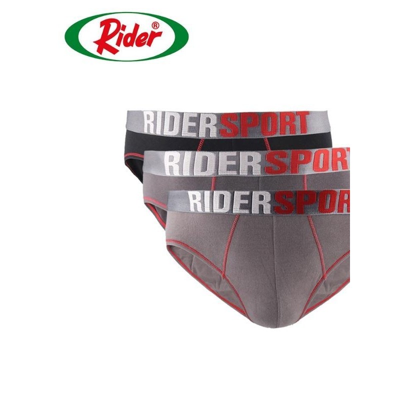 กางเกงชั้นในชาย Rider Sport R337B (3in1)(TW)