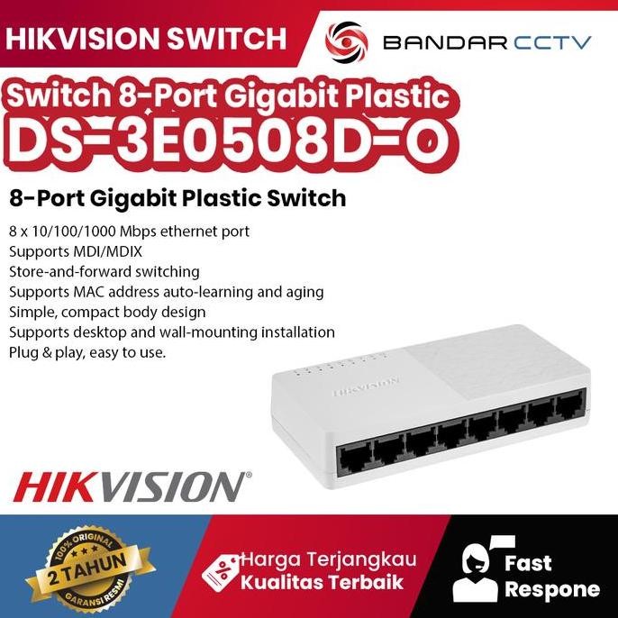 Hikvision DS-3E0508DO Gigabit Hub Switch