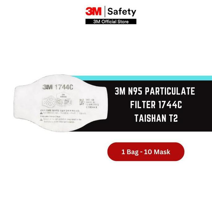 3M N95 Particulate Filter 1744C Taishan T2 - Mask Filter 1 ถุง มี 10 ชิ้น Premium