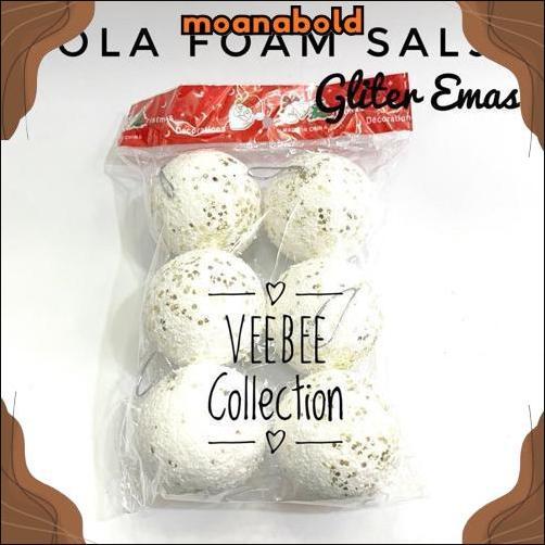 ส่วนใหญ่ 6 ซม.mica Christmas ball วัสดุ Cork AN190-AN91-AN192-362-AN45-AN44-AN213/ของเล่นต้นคริสต์มา