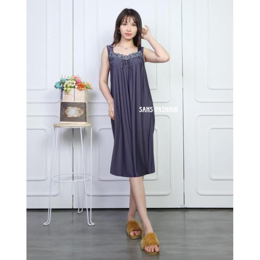 MAWAR DR212 - Sans Fashion - CLARISSA Dress Jumbo Rose Tassel LD 140 CM 4XL