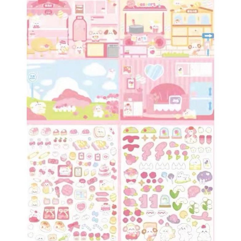 Diy Bear Quite Book Bear Landscape Sticker Room สินค้าใหม่
