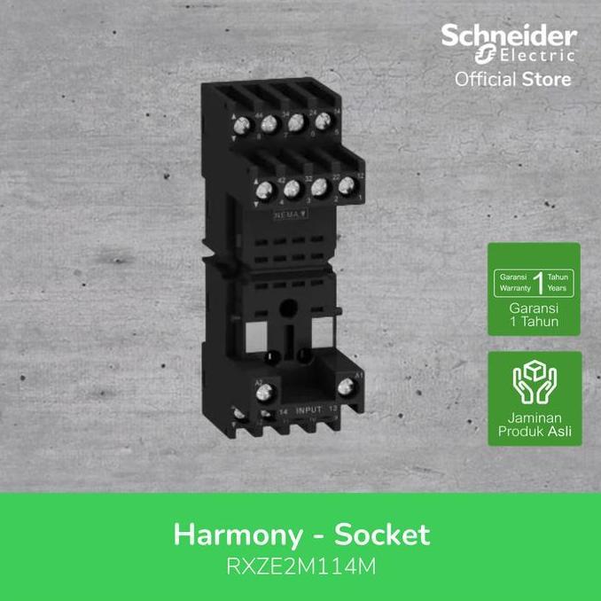 ซ็อกเก็ตสกรูผสมไฟฟ้า Schneider สําหรับ Rxm2/4 Rxze2M114M