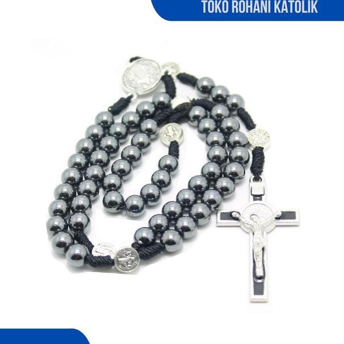 ITALY ROSARY 8 MM (BLOUSETIN STONE) / CATHOLIC ROSARY NECKLACE / PREMIUM ROSARY / ROSARY / COUNTER