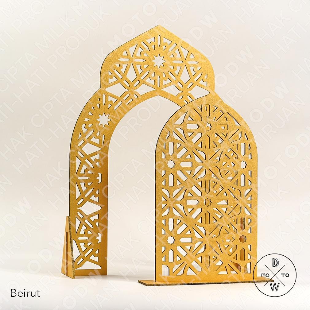 Photoprops - Gobo แกะสลัก / เครื่องประดับ Eid / อุปกรณ์ประกอบฉาก Eid al-Fitr