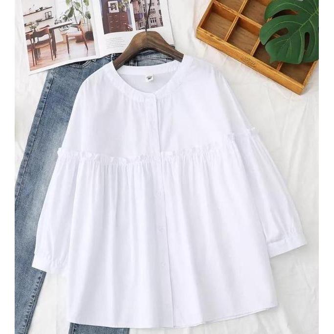 Cntikk- เสื้อ Elendo - Size 5L Xxl Xxl Xl LMS - เสื้อเชิ้ตผู้หญิงไซส์ใหญ่