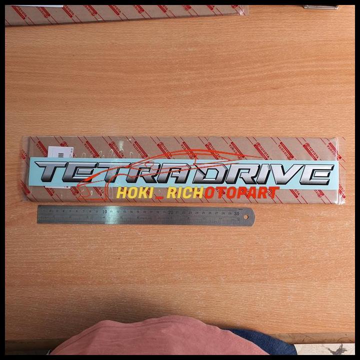 TTRADRIVE TETRA DRIVE TOYOTA FORTUNER VRZ สติ๊กเกอร์ต้นฉบับ 75320-TA051!