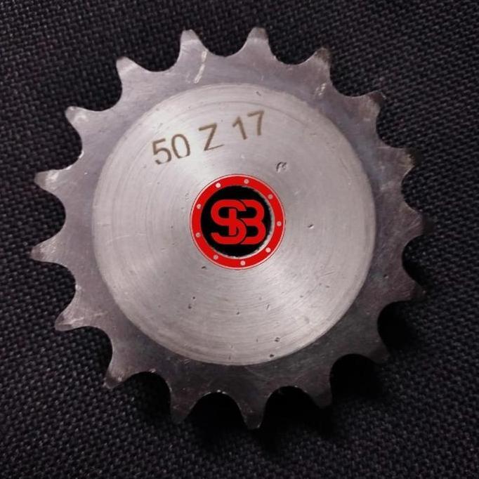 SPROCKET GEAR SINGLE RS 50 - 1 x 17T GEAR CHAIN 17 LK ยี่ห้อ