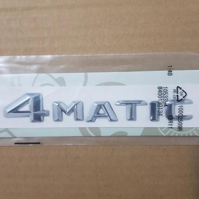 สัญลักษณ์ Mercedes Benz 4Matic / สัญลักษณ์การเขียน 4Matic ดั้งเดิมจํานวนจํากัด