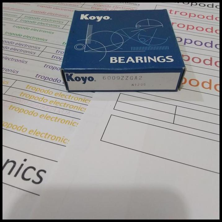 BEST DEAL BALL BEARING 6009 ZZ KOYO JAPAN BRAND !!!!!!