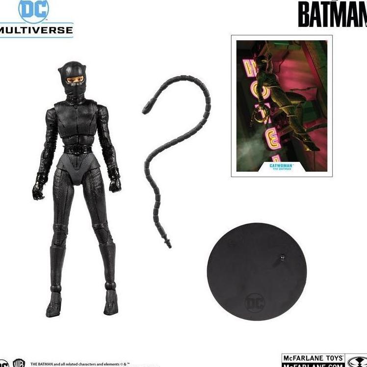 MCFARLANE ของเล่น DC MULTIVERSE CATWOMAN THE BATMAN MOVIE ACTION รูปของเล่นและ HOBBY COLLECTION EDWA