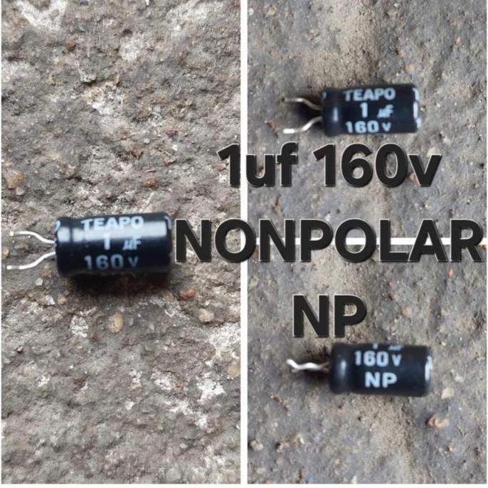( 1 Uf 160V Np Non Polar) 1Uf 105 100V 160V Elko Elco Tipa Polarity Micro Micfo Farat Uf 160 V โวลต์
