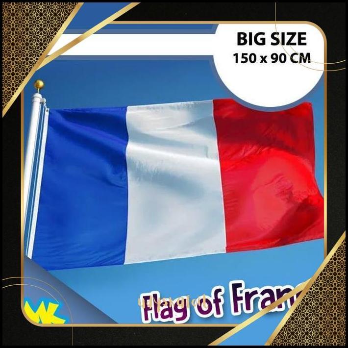 Sd-46 gh-45 uj-53 French Flag / France Flag ขนาดใหญ่ Viral