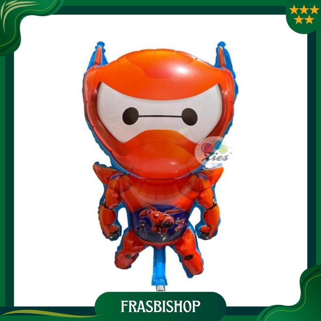 MERAH Baymax Balloon / Big Hero Balloon / Red Baymax Character Balloon Zs