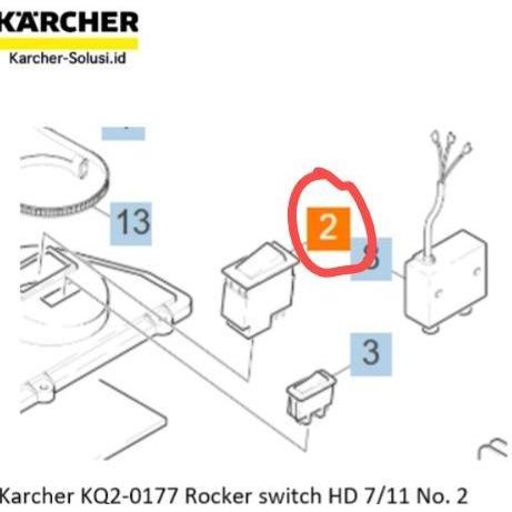 Karcher KQ2-0177 สวิตช์โยก HD 7/11 No. 2