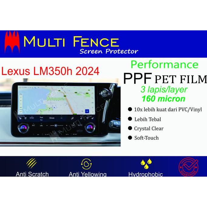 Anti-Scratch Head Unit Lexus LM350h 2024