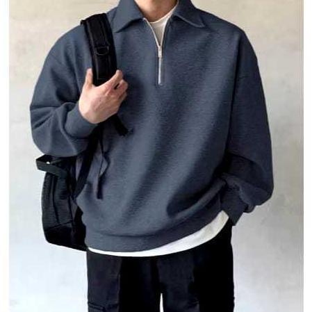 SWETER RUGBY POLOSWETER POLO SWETER ZIPPER RUGBY SWETER POLO SWETER MEN WOMEN RUGBY