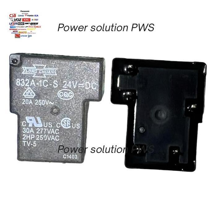 APC UPS RELAY / SONG CHUAN 832A-1C-S 24V DC 5 PIN รีเลย์หรือ Omron G8P-1C4P-A02 24VDC รีเลย์