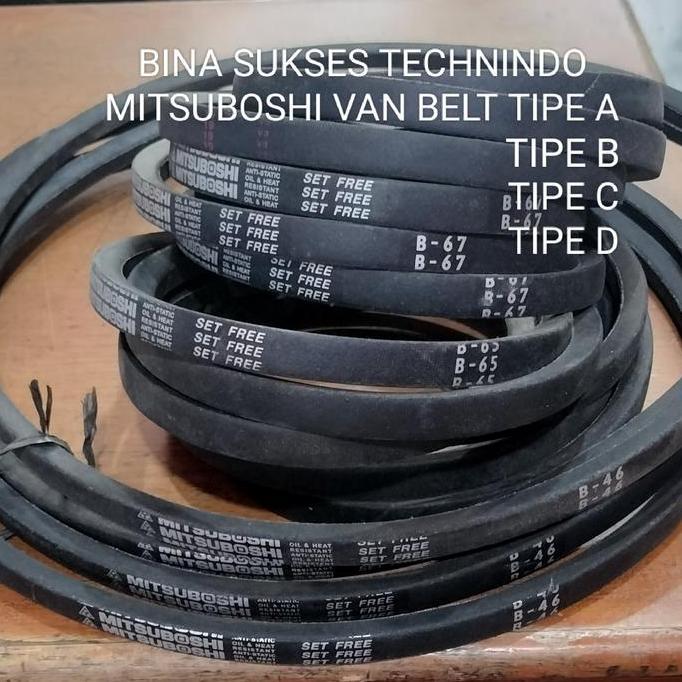 VANBELT / VAN BELT / V BELT / V-BELT / FAN BELT / F BELT / MITSUBOSHI B 111 B111