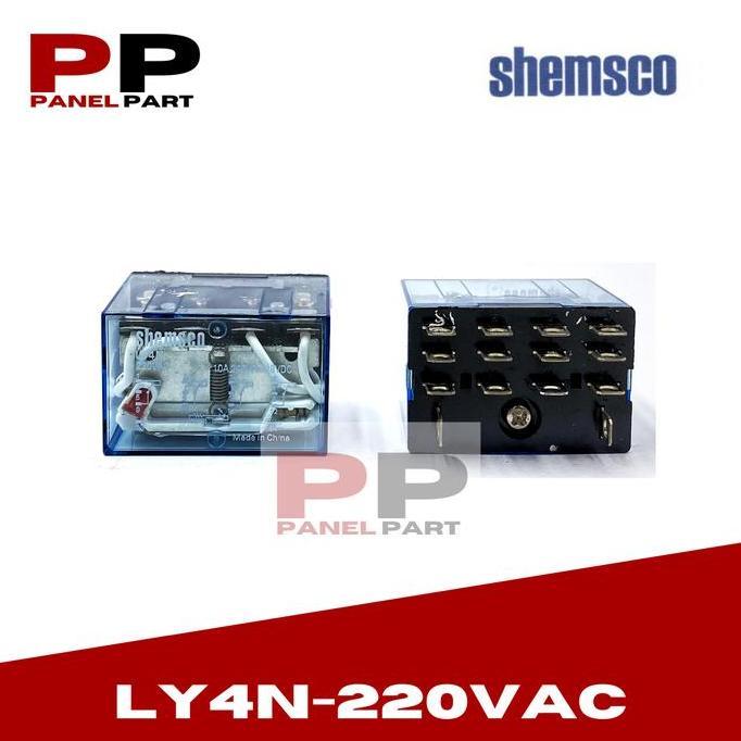 รีเลย์ Shemsco รุ่น Ly4N-220Vac Premium