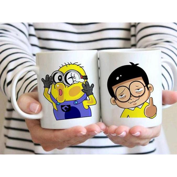 แก้วอนิเมะ / แก้วคาร์ตูน / ONEPIECE / DORAEMON / LUFFY / SINCHAN / MINION / IRONMAN / PIKACHU / NARU