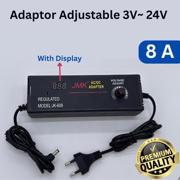 อะแดปเตอร์แบบปรับได้ 3V 24V 3-24V Dc 10A 8A Switching Adapter แหล่งจ่ายไฟ 3 V-24 V 10Ampere Smps Psu