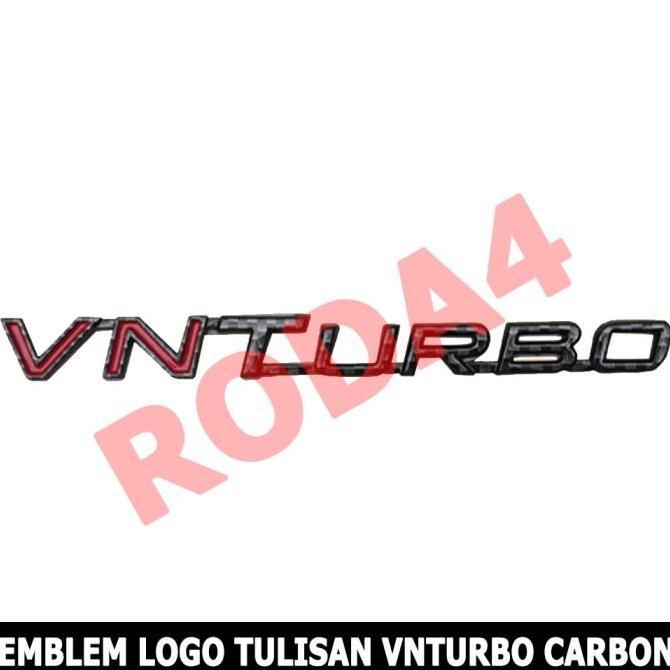 Emblem - โลโก้รถ Vnturbo Carbon คุณภาพสูง