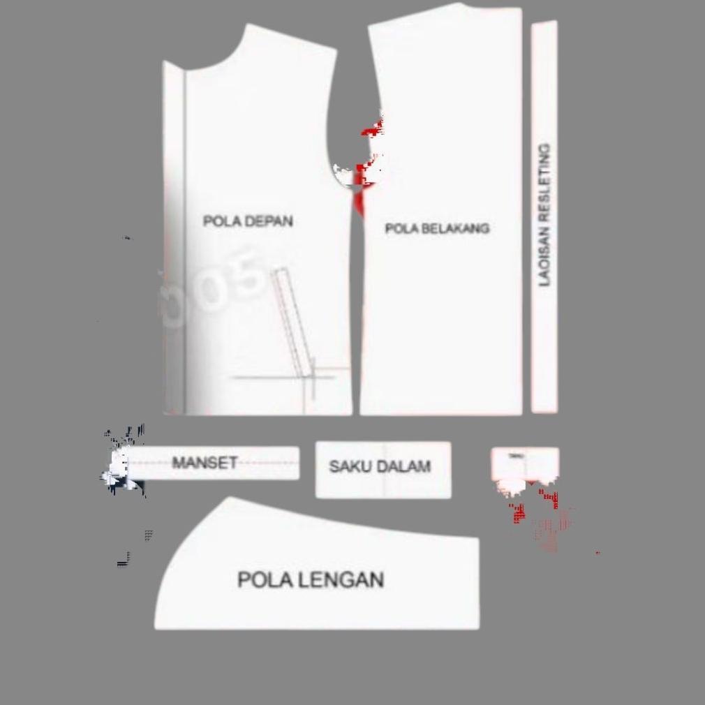VEST PATTERN | INSTANT VEST PATTERN USING DUPLEX PAPER 150g SML-XL-XXL