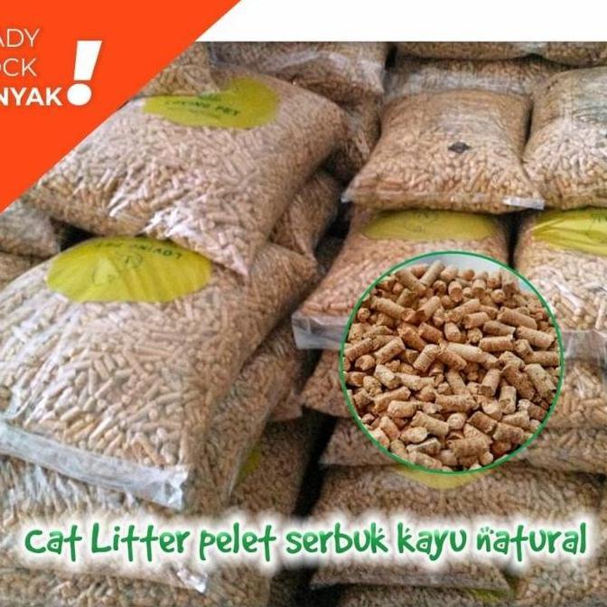 Lansungkirm- Go-Jek Cat Litter Wood Pellets Loving Pet 10Kg Wood Pellet