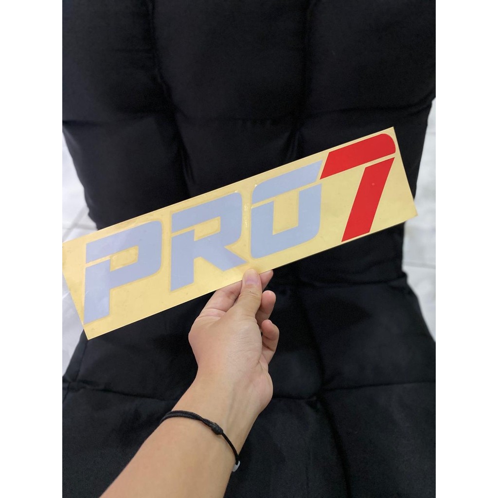 สติ๊กเกอร์ตัด PRO7 / PRO 7 ขนาด 30 X 8 CM สติ๊กเกอร์ตัด (1W)